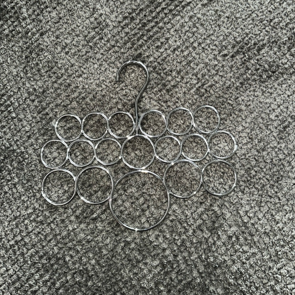 Scarf closet organizer